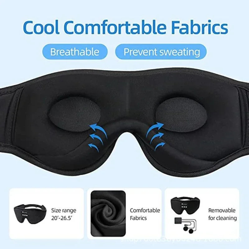 Eye Mask Music Play Sleeping Headphones