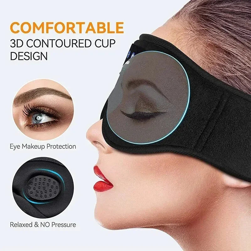 Eye Mask Music Play Sleeping Headphones