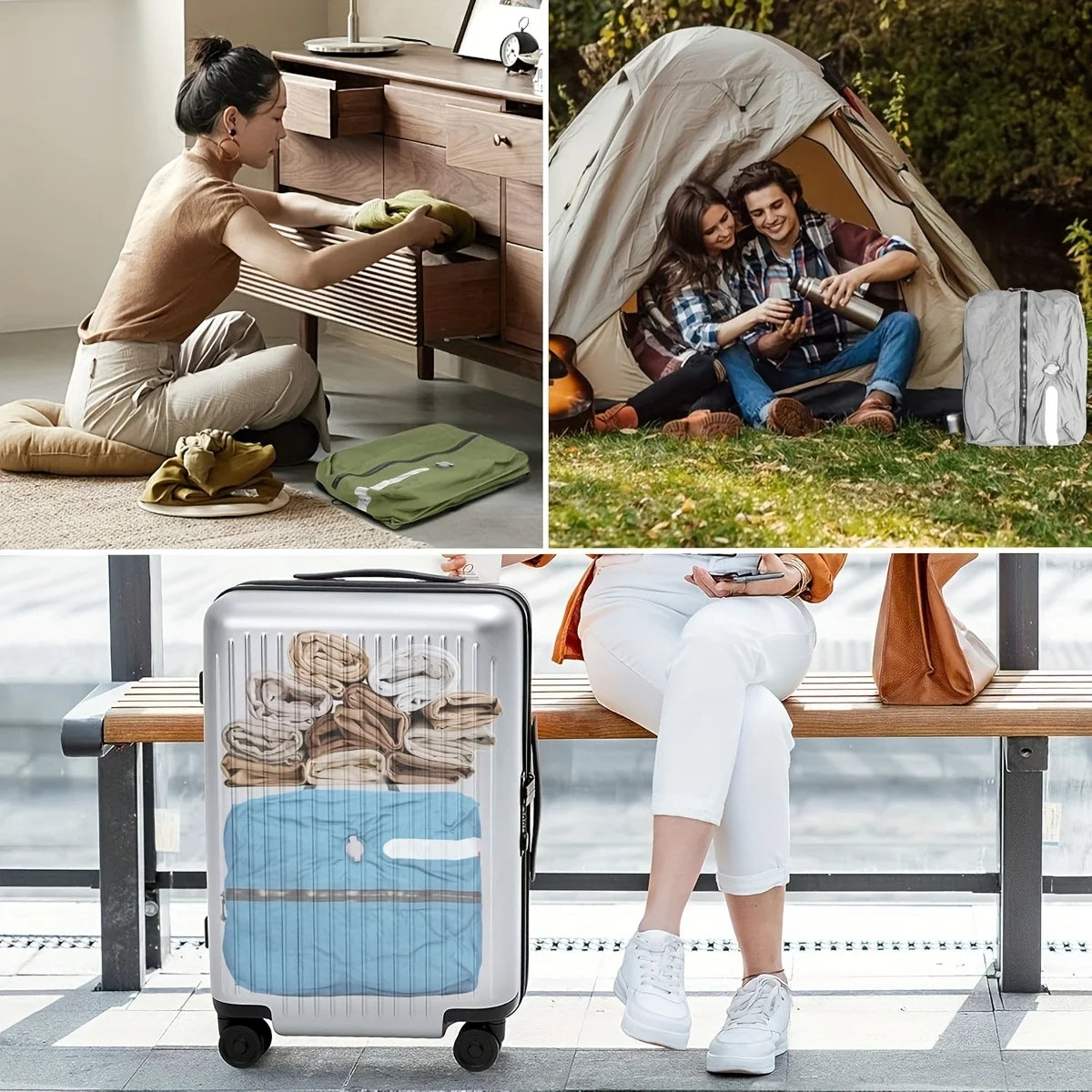 Travel Vacuum Sealed Bag