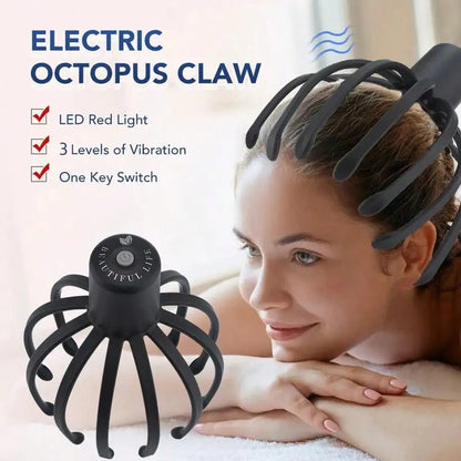 Electric Scalp Massager  Rechargeable And Stress Relief